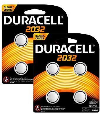 Duracell - Lot de 8 Piles Spéciales Bouton Lithium Appareils Electroniques - type 2032