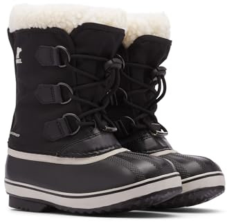 Sorel Yoot PAC Nylon Waterproof bottes d'hiver imperméables pour enfants, Noir (Black), 36 EU