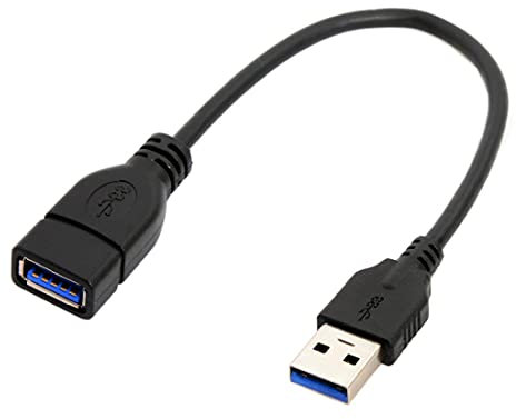 chenyang Cavo USB 3.0 Cavo dati USB 3.0 tipo A maschio a femmina OTG prolunga 20cm 5Gbps