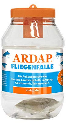 ARDAP Trappola per mosche biologica per esterni, con effetto a lungo termine, per giardino, agricoltura, ecc. Anti-mosche