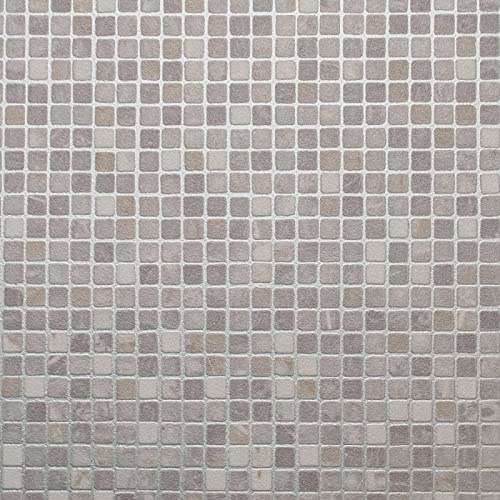 247Floors Stone & Tile Effect Tasman Vinyl Flooring Realistic 3.8mm Slip Resistant Foam Backed Lino (Grey Stone Mosaic, 2m x 2m)