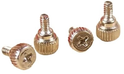 100 Stück 6#-32 * 6 Gewindezähne Computer-PC-Gehäuse Lüfter Werkzeuglose Einstellschraube Rändelschrauben Rändelschraube M3.5 (Color : Silver 100pcs)