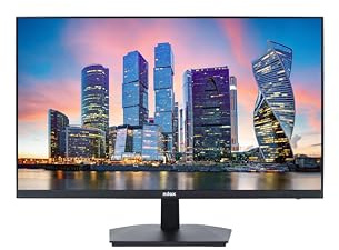 Nilox NXM24FHD12 Monitor Gaming FullHD 24 Pollici IPS, 75Hz, Tempo di Risposta 5ms, Ingressi HDMI e VGA, Comfort Oculare, Luminosità 250cd/m2, Contrasto 2000:1, Schermo PC Ideale per Videogiochi