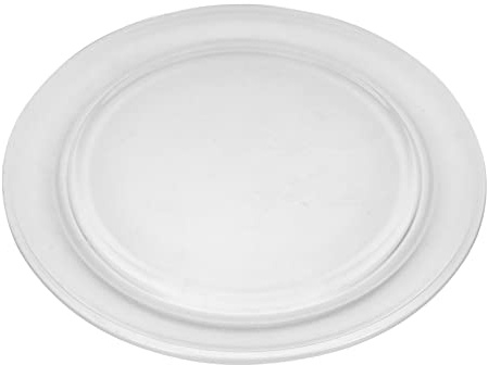 COLLBATH Ofenglas Drehteller 27cm Mikrowellenteller aus Stabilem Glas Ersatzplatte für Mikrowelle Einfache Reinigung und Langlebige Ofenplatte für Täglichen Gebrauch