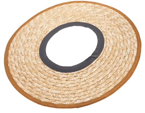 Mipcase Chapeau Pare-Soleil pour Homme Chapeau De Paille avec Visière Protection Solaire pour Travailleurs Randonnée Et Jardinage