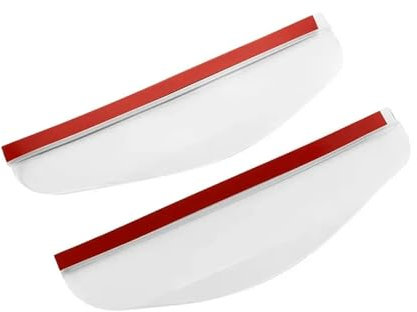 MEIZIYU 2 Stück Auto-Rückspiegel, Regen-Augenbraue, passend for Ford, Focus MK3 MK4, passend for Ecosport, passend for Kuga, passend for Escape, passend for Fiesta, Auto-Rückansicht Rückspiegel-Regens