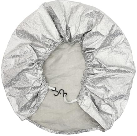 Amosfun Funda Protectora para Neumáticos de Aluminio 27 a 29 Pulgadas Antipolvo para Autocaravanas y Remolques de Instalar Protección Solar