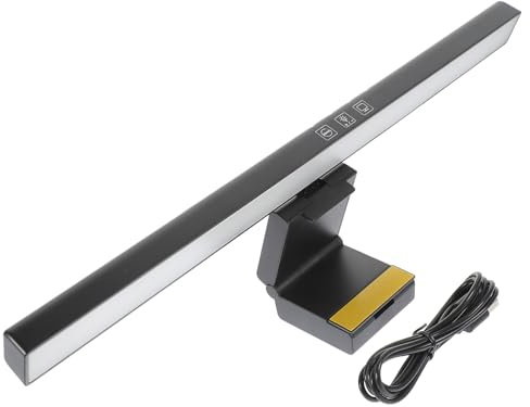EPIGEIST Lampada per Monitor Computer USB Barra Luminosa Antiriflesso Dimmerabile Touch Regolabile Protezione Occhi senza Sfarfallio Montaggio Schermo Risparmio Spazio