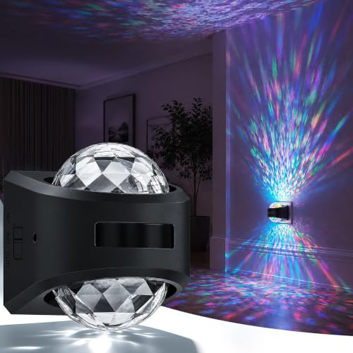 LOHAS-LED Nachtlicht Steckdose mit Bewegungsmelder und Dämmerungssensor | 180° Drehbarem Stecker 10 Farben RGB & Warmweiß, Projektor Steckdosenlicht für Kinderzimmer Dekoration, Party, Schlafzimmer