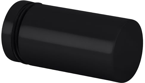 CRL SDK212MBL Matte Black Cylinder Style Single-Sided Shower Door Knob
