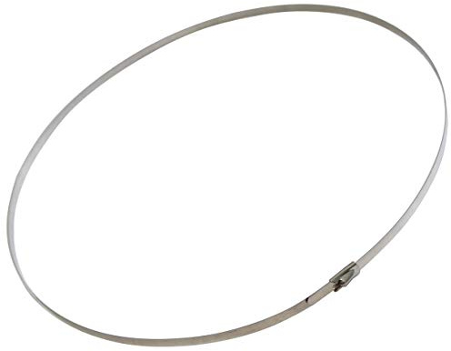 AERZETIX: 4.6mm x 620mm 62cm 10 Abrazaderas de sujeción bridas metálicas inox acero inoxidable resistente a los ácidos C42151