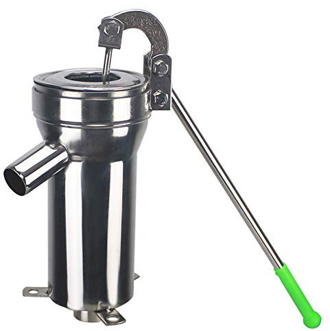 2*Secouez la Pompe Domestique en Acier Inoxydable Manuelle Submersible Pompe Pression Manuelle Jardin Potager Pompe à Eau Pompe à Eau Pompe à Haute Pression ne Déborde Pas, Avec 3 Ensembles de Tasses