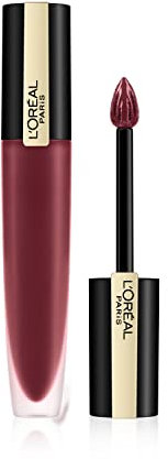 l'Oréal Paris Make Up Rouge Signature Empowereds flüssiger Lippenstift, lange haltbar, leichte Formel und Finish Extra Matte, 142 Treasured