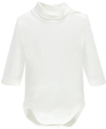 Ellepi Body Bébé Col Roulé – Body en Coton Chaud pour Nouveau-né et Enfant, Hiver