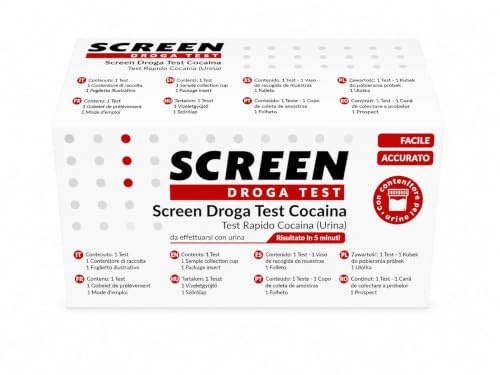 DROGEN TEST COCAIN Urin-Test Antidrogen-Test Schnelles Ergebnis in 5 Minuten