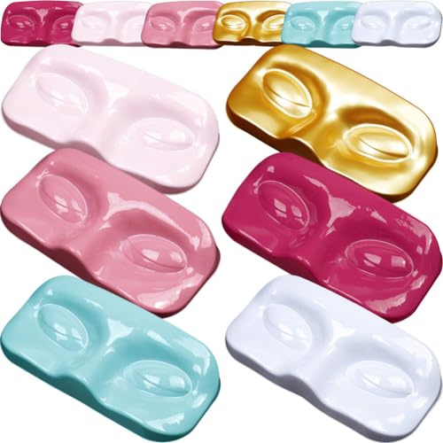 minkissy 12 St Pvc Lösögonfransbrickor Återanvändbara Franshållare Specialhållare Ögonfranshållare Fransbricka Organizer