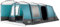 Trail Luxton Inflatable 6 Man Air Tent, Large Family Camping Tunnel Tent, 5000mm Waterproof, Dark Zone Bedroom, Living Area, Front Awning, Cable Access, Bag & Pump (L600cm x W380cm x H210/200cm)
