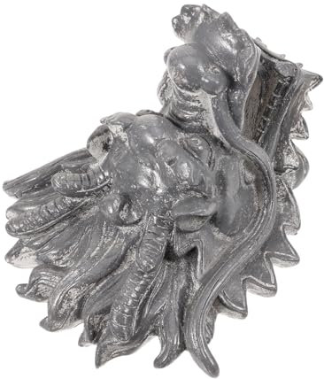 Cabilock Attrazione della Fontana Scultura del Drago Fontana da Muro con Testa di Drago Fontana a Muro da Esterno Sculture di Teste di Drago Fontane a Muro Resina All'aperto Rubinetto