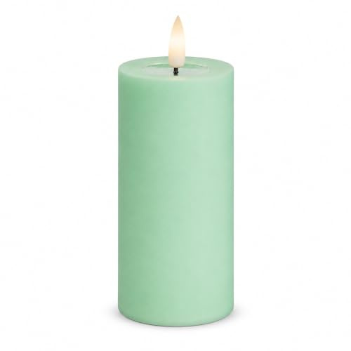 ReWu LED Kerze Deluxe Homeart, Mint, 5 x 10 cm | Minze