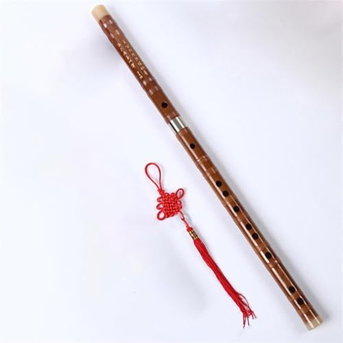 Bambusflöte Professionelle Flöte Anfänger Professionelle Kupfer Zweiteilige Bambusflöte Querflöte Blasinstrument(F Key)