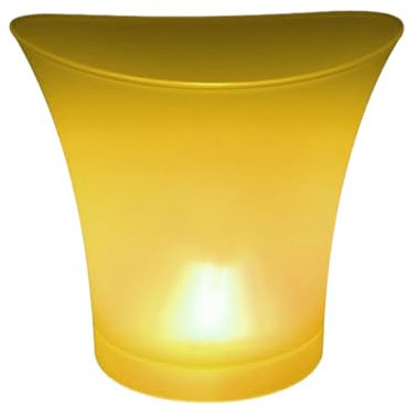LED Ice Bucket Lighted Ice Bucket PP Large Capacity Ice Tub Ice Kegs Suitable for Party and Club