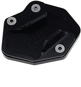 MNEUEQ Dauerhaft haltbar Motorradständer Seitenständer Stützplatte Erweiterungspad Für Tiger Xc 800 800Xc 800Xrx Modelle 13-19(Schwarz)