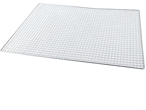 Oniissy Rejilla de barbacoa de acero inoxidable para una parrilla perfecta, diseño innovador, parrilla redonda de acero inoxidable para cocinar al aire libre (marco 3.4 60 x 40 cm)