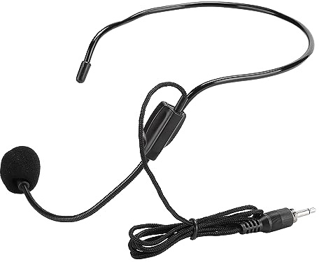 Yechiry Microfono Lavalier da 3 Pezzi da 3,5 Mm, Microfono a Condensatore Omnidirezionale, per Cuffia con Tappo a Vite, Ideale per Guide Didattiche, Amplificatore per Presentazioni