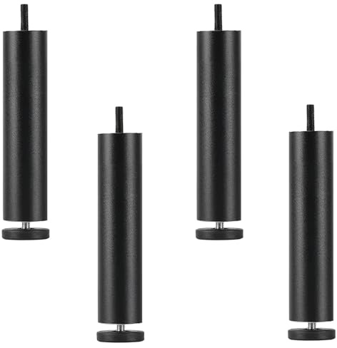 LWLWA Möbelfüsse, Aluminiumlegierung Standfüße Sofa, 20 cm, 4 Stück