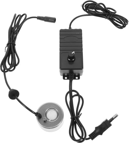 PACKOVE Generatore di Nebbia ad Ultrasuoni 4,6 Cm senza Luce, Nebulizzatore per Laghetto e Giardino, Macchina per Nebbia Silenziosa per Acquari e Bonsai, Dispositivo per Fontane da