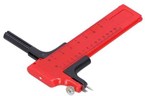 Aramox Taglierina per Compasso, Taglierina Circolare per Bussola in Plastica e Metallo, Taglia Cerchi da 10 Mm a 150 Mm, Comoda Impugnatura Antiscivolo per Artigianato in Gomma con Pellicola di Carta
