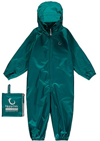 HIPPYCHICK Waterproof Packasuit All in One Suit Bottle Green