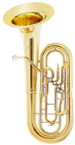 Lechgold OB-19/4L Oberkrainer Bariton - Bellfront-Bariton in Bb aus Messing - Schallbecher-Ø: 283 mm - inkl. Leichtkoffer