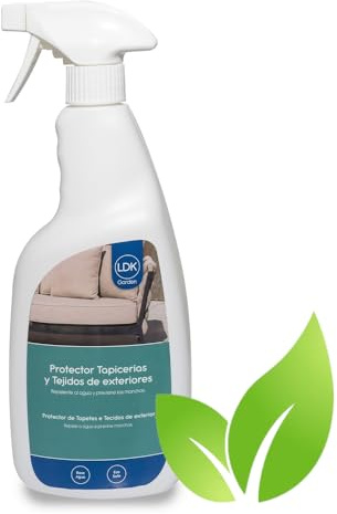 Protector Ecológico PROFESIONAL de Tapicerias y Textil de Exterior| Propiedades anti-moho y anti-hongos, repelencia al agua y manchas | 750 cc | Para cojines, parasoles, tapicerías | Limpieza LOLAhome