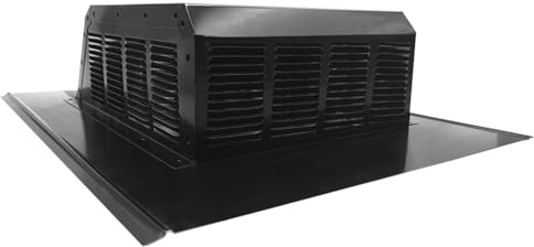 Heavy Duty Slant Back Roof Vent (50 Sq. in. NFA) (Black)