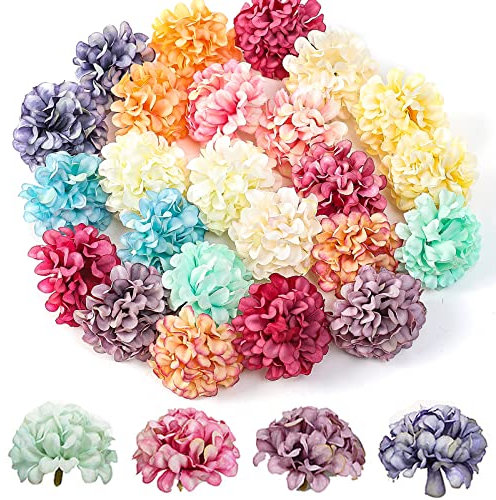 BOMULEZG Blumen Köpfe Seidenrose Dekoration 40 Stück Kunstseide Champagner Rosenkopf Seidenblumen Künstliche Blumen Künstliche Blütenköpfe Für Hochzeit Party Handgemachte DIY Handwerk Dekoration