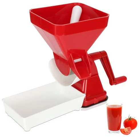 Tomatensieb, Tomatenpresse, Tomatenmühle, Tomatensaucenmaschine, Lebensmittelmühle, Handkurbel, Tomatensieb, Saucenmaschine