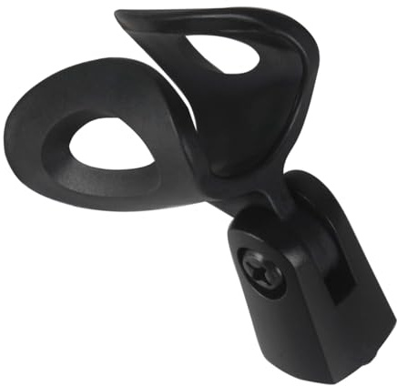 TOYANDONA Mikrofonhalter Clip Aus Hartplastik Elliptischer Form Verstellbarer Drehbarer Mikrofonständerclip Für Mikrofone Dynamische Gesangsmikrofone Professionelle Drahtlose Mikrofone
