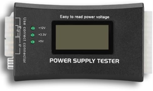 Beufee Netzteil-Tester, PC-Netzteil-Tester, Pin-Computer-Host-Inspektions- Und Wartungstester-Tool Mit Summer Und LCD-Display