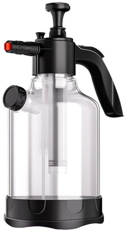 Sollee Botella dispensadora de jabón de 2 L, herramientas dispensadoras de jabón, atomizador de jabón presión manual para coches, caravanas, camiones, motocicletas, automóviles