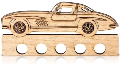 Buaak Holz Auto, Sportwagen, Spardose Auto, Führerschein Bestanden Geschenk, Kreatives Geldgeschenk, Geburtstag, Hochzeit, Geldgeschenk Weihnachten, Geschenke für Freunde, Familie, Liebhaber