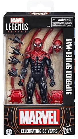 Marvel Legends Series Superior Spider-Man 85th Anniversary – HSF9114 – Figur mit Gelenken, 15,2 cm – Spider-Man