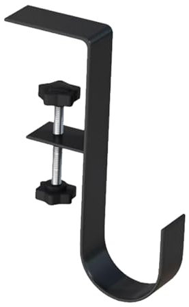 Iouyjiu Haken für Schreibtischmontage, verstellbarer Taschenhalter, robuster Schreibtisch-Taschenhalter, robuster Taschenhaken, Haken für kompakte Schreibtischmontage zum Aufhängen von Taschen
