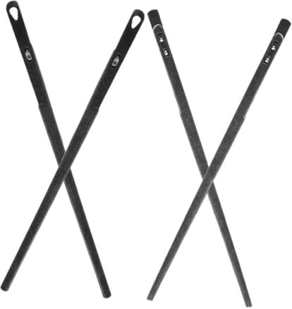 DIYEAH Agujas Para Coser Cuero a Mano 4 Piezas Acero Kit Costura Cuero Versátil Artesanía Manualidades Aficionados Uso Diario