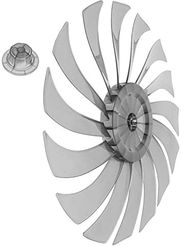 Gatuida lama del ventilatore elettrico pale del ventilatore elettrico piccoli fan sostituire una lama pala del ventilatore accessorio per ventilatore a piedistallo in piedi pp Nero