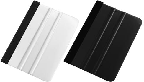 2 Pezzi Spatola Kit Carta Da Parati,Raschietti Con Bordo in Feltro,Per Adesivi Pellicole Adesive Auto Vetri, Adatto Per Pellicole Per Vetri, Carta Da Parati,Finestre