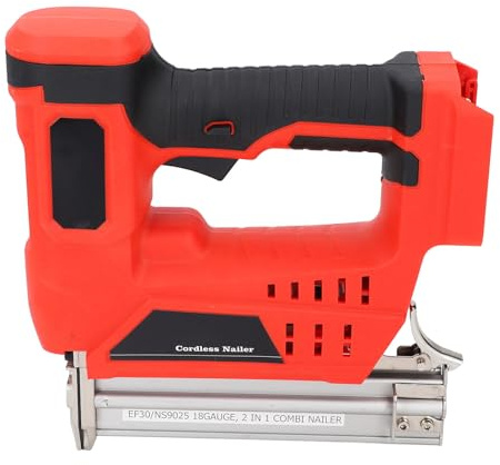Sladdlös Brad Nailer 2 i 1 Multifunktionellt batteridriven nagelpistol med förvaringslåda för träbearbetning av klädselinstallationsgolv