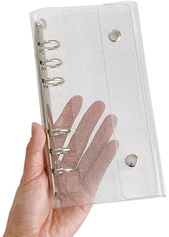 Coperture per raccoglitori in PVC a 6 anelli, resistenti all'acqua, con 6 fori, per organizzare le foto, le pagine di qualità museale