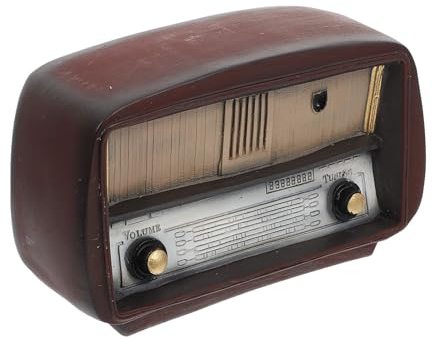 NUSITOU Vintage Grammophon Modell aus Kunstharz and Stilvolles Deko Accessoire als Elegante Retro Schreibtischdekoration for und Büro