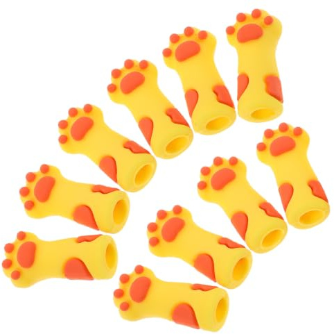 Housoutil Fundas Protectoras de Silicona y Forma de Pata de Gato Diseño Antideslizante 10 para Tijeras y Pinzas de Pedicura para Rutina de Cuidado de Uñas